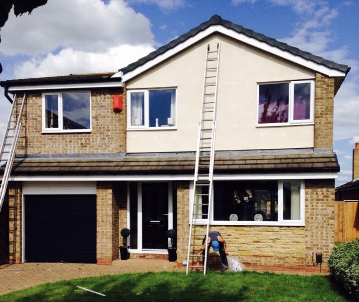 Soffit and fascia replacement with tidy finish